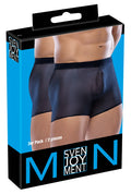 Svenjoyment Boxer 2-pack transparant rekbaar - Blauw