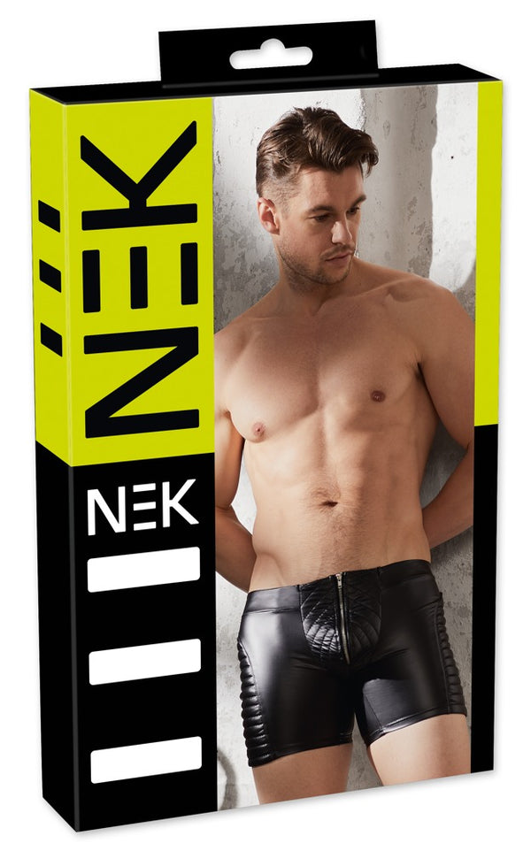 NEK biker boxer met gestikte details - Zwart - NEK - SKU: 21323031701
