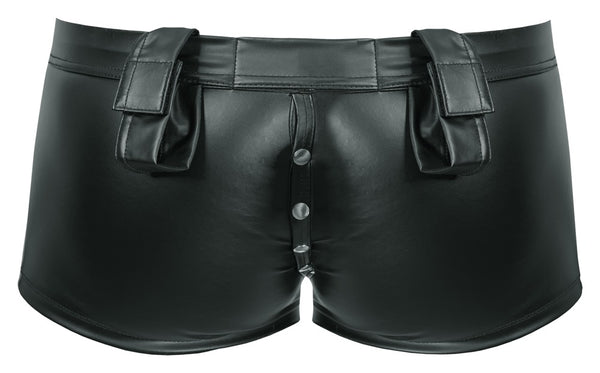 Svenjoyment boxer met drukknopen - Zwart