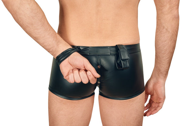 Svenjoyment boxer met drukknopen - Zwart
