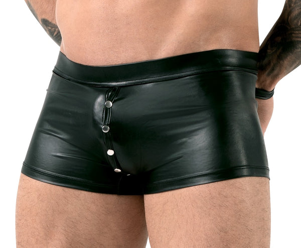 Svenjoyment boxer met drukknopen - Zwart