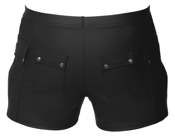 Svenjoyment short met zakken - Zwart