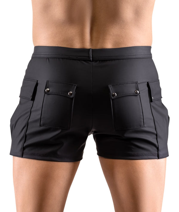 Svenjoyment short met zakken - Zwart