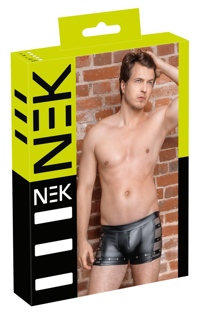 NEK boxer met ritssluiting - Zwart