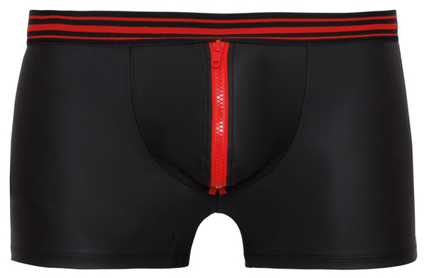 Svenjoyment Boxerslip met ritssluiting en gestreepte tailleband - Zwart - Svenjoyment - SKU: 21331801711