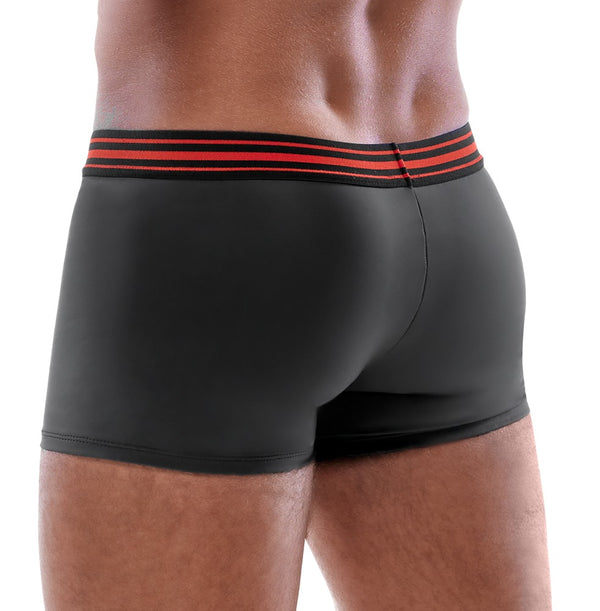 Svenjoyment Boxerslip met ritssluiting en gestreepte tailleband - Zwart - Svenjoyment - SKU: 21331801711