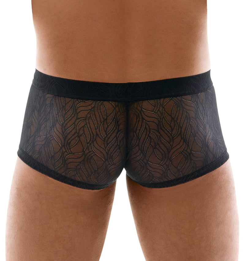 Svenjoyment boxer met knoopsluiting - Zwart