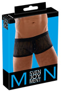 Svenjoyment boxer met knoopsluiting - Zwart