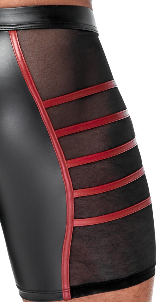 NEK short met contrasterende strepen - Zwart - NEK - SKU: 21332101701