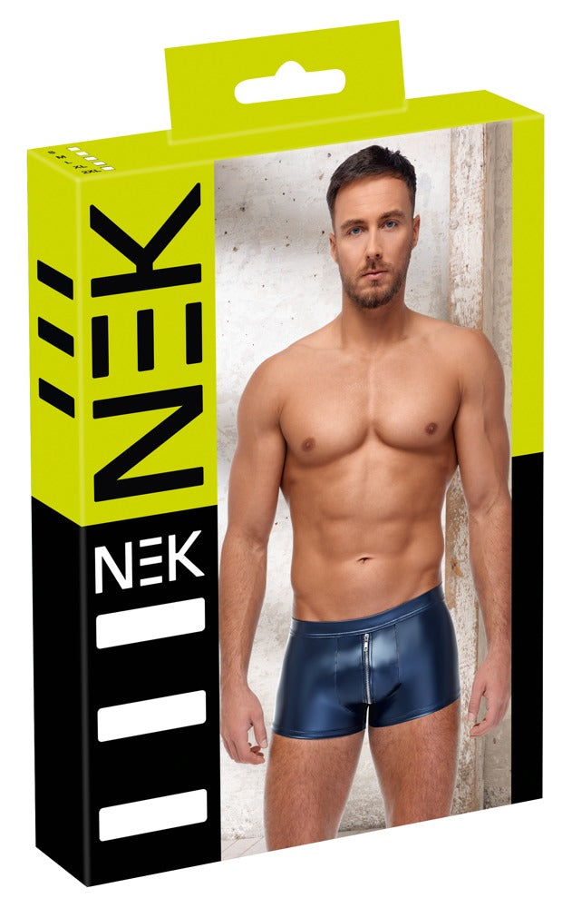 NEK boxershort met ritssluiting - Blauw