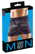 Svenjoyment Boxer casual met elastische tailleband - Zwart