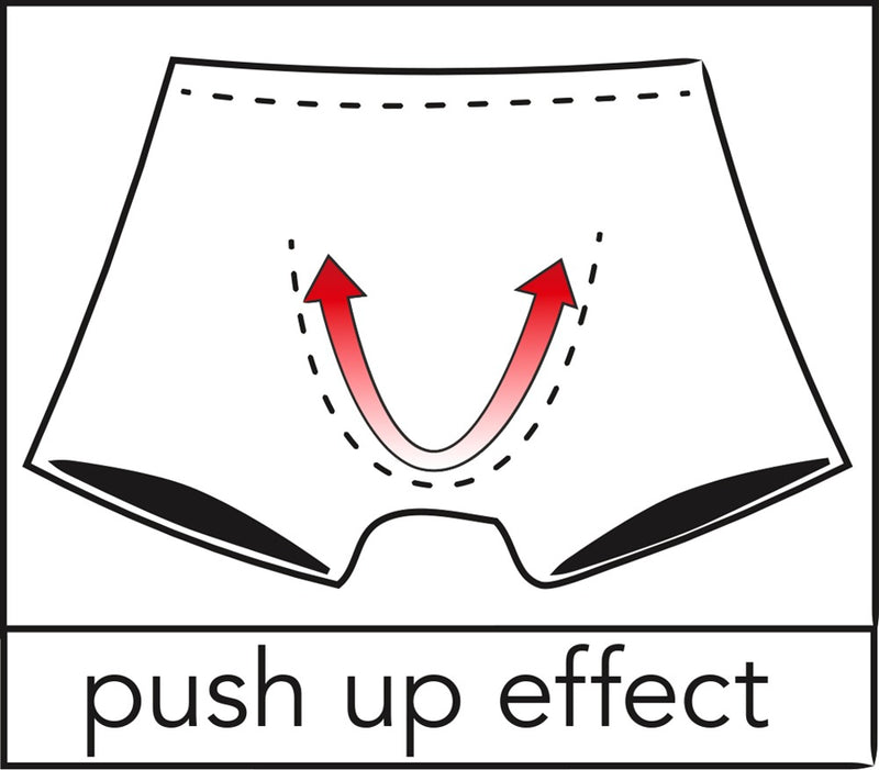 Svenjoyment boxer met push-up naad - Paars