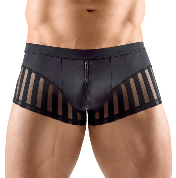 Svenjoyment boxer met ritssluiting - Zwart