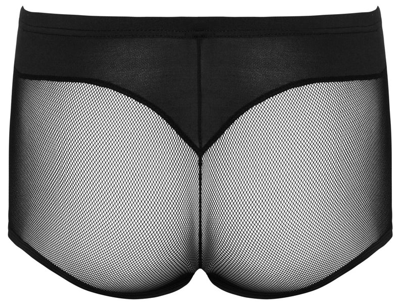 Svenjoyment Boxer met transparante onderkant - Zwart