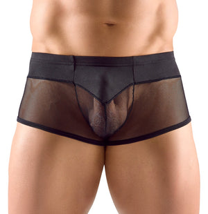 Svenjoyment Boxer met transparante onderkant - Zwart