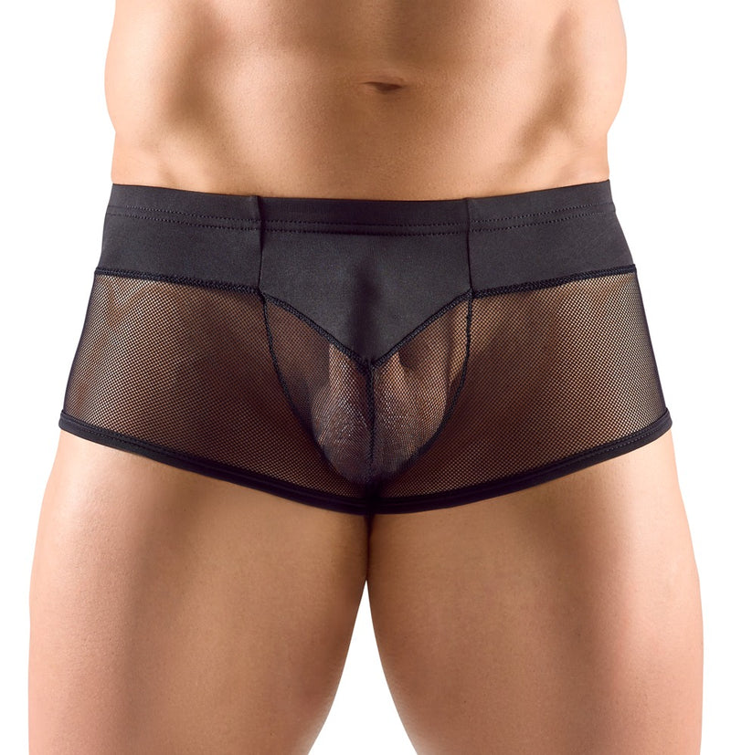 Svenjoyment Boxer met transparante onderkant - Zwart