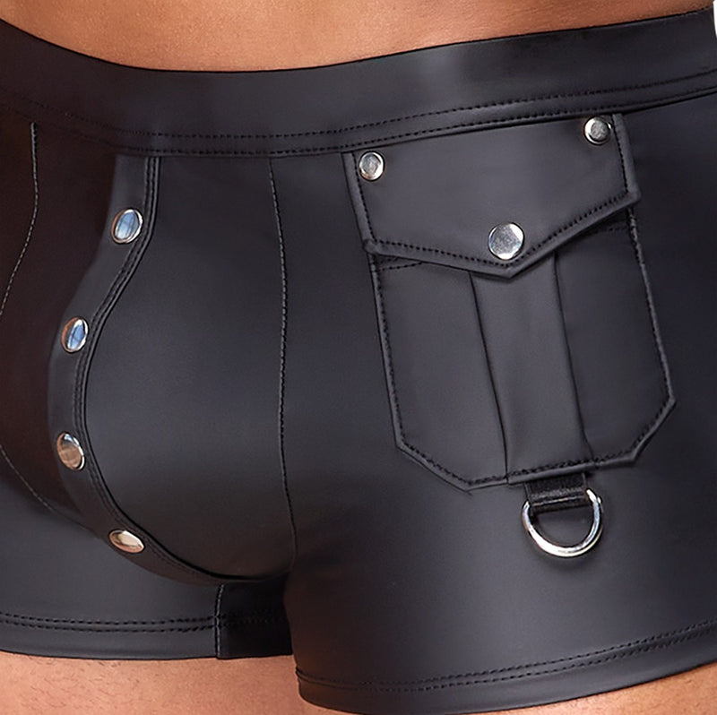 NEK boxer met D-ringen - Zwart