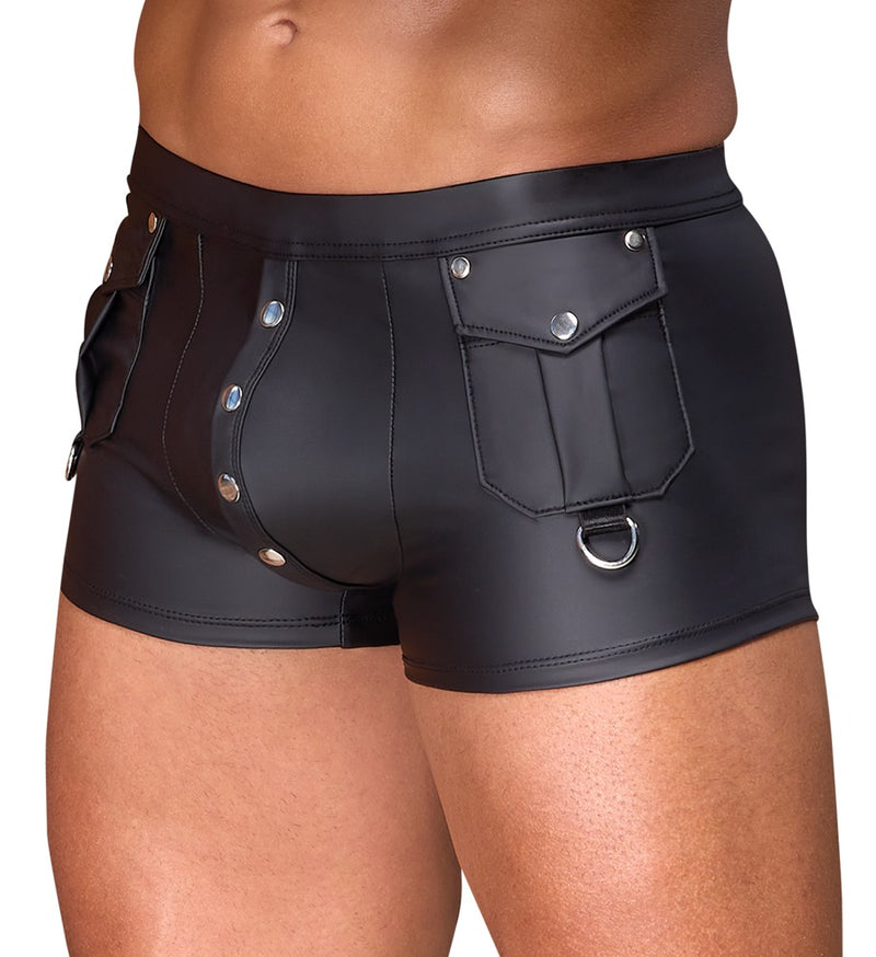 NEK boxer met D-ringen - Zwart