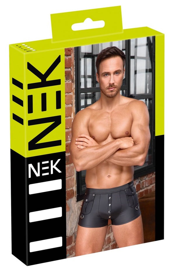 NEK boxer met D-ringen - Zwart - NEK - SKU: 21334231701