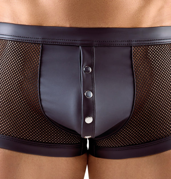 Svenjoyment boxer met drukknopen net-boxer - Zwart - Svenjoyment - SKU: 21334401701