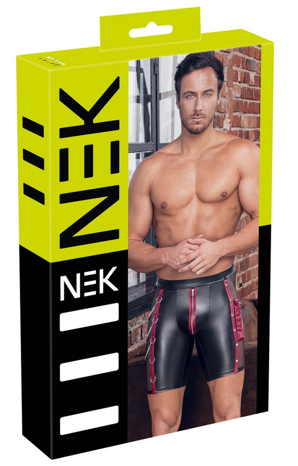 NEK Boxer met gevoerde ritssluiting en rekbare tailleband - Zwart - NEK - SKU: 21335391701