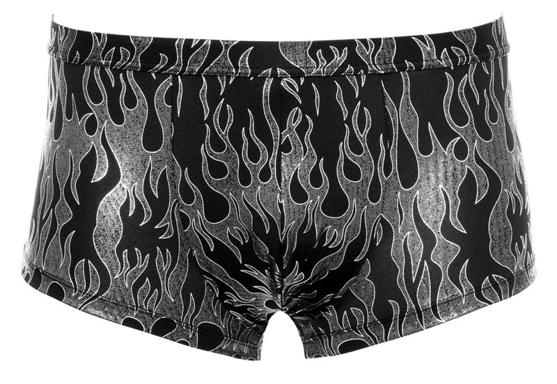Boxer met metallic glans - Zwart