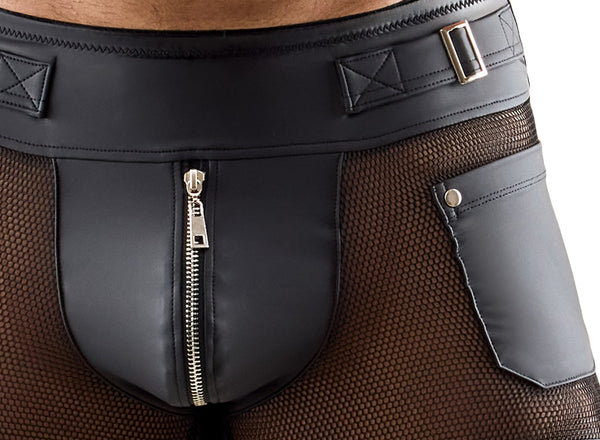 Svenjoyment boxer met netinzetstukken - Zwart - Svenjoyment - SKU: 21336871711