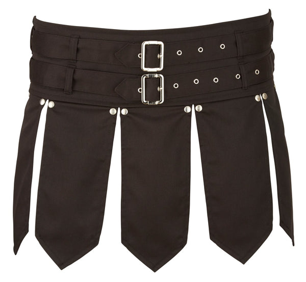 Svenjoyment herenrok met gladiatorriemen - Zwart - Svenjoyment - SKU: 21400631701