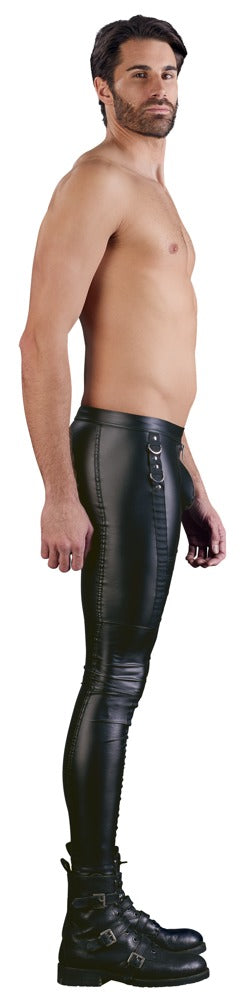 NEK bikerlook broek met ritssluiting - Zwart - NEK - SKU: 21402171701