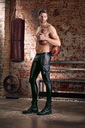 NEK bikerlook broek met ritssluiting - Zwart