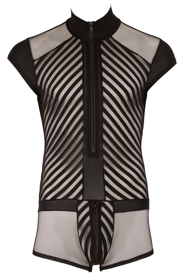 Svenjoyment playsuit met streepdessin - Zwart - Svenjoyment - SKU: 21501901701