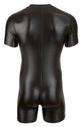 Svenjoyment playsuit met opstaande kraag - Zwart