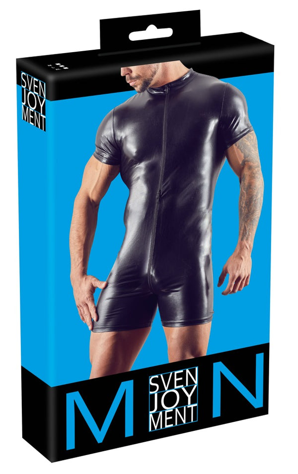 Svenjoyment playsuit met opstaande kraag - Zwart - Svenjoyment - SKU: 21502121711