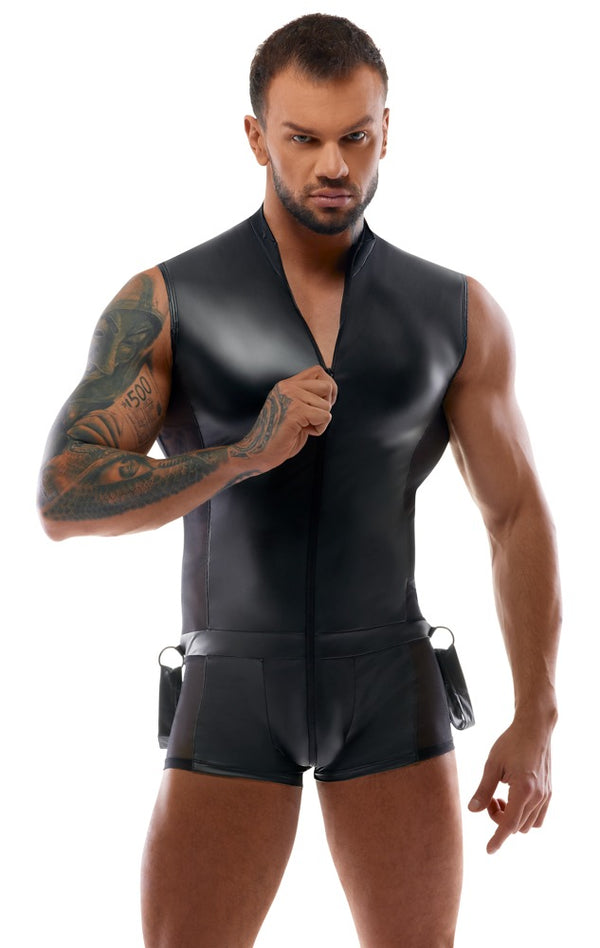 Svenjoyment jumpsuit met bondage-elementen - Zwart - Svenjoyment - SKU: 21504761701