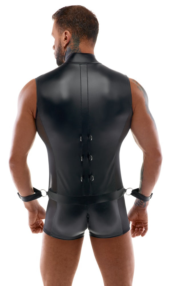 Svenjoyment jumpsuit met bondage-elementen - Zwart - Svenjoyment - SKU: 21504761701
