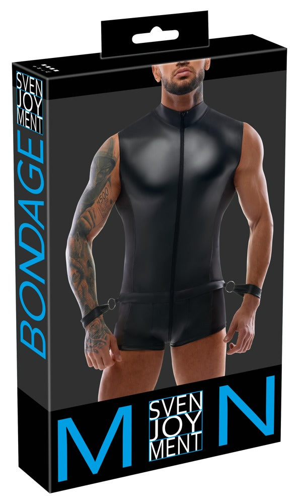 Svenjoyment jumpsuit met bondage-elementen - Zwart - Svenjoyment - SKU: 21504761701