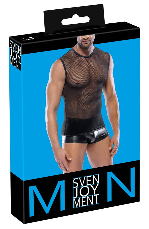 Svenjoyment Net overhemd - Zwart - Svenjoyment - SKU: 21600301171