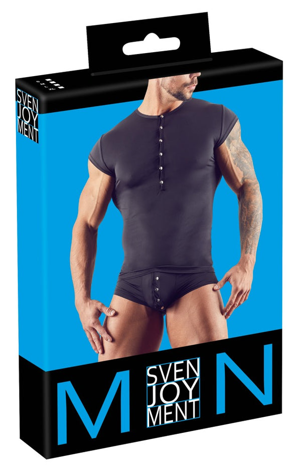 Svenjoyment transparant overhemd - Zwart - Svenjoyment - SKU: 21606761701