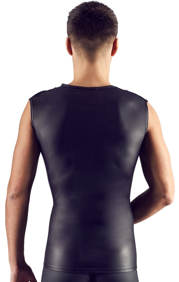 Svenjoyment shirt met powernet inzetstukken - Zwart - Svenjoyment - SKU: 21609781701
