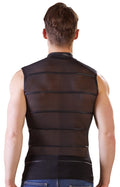 NEK mouwloos powernet shirt - Zwart