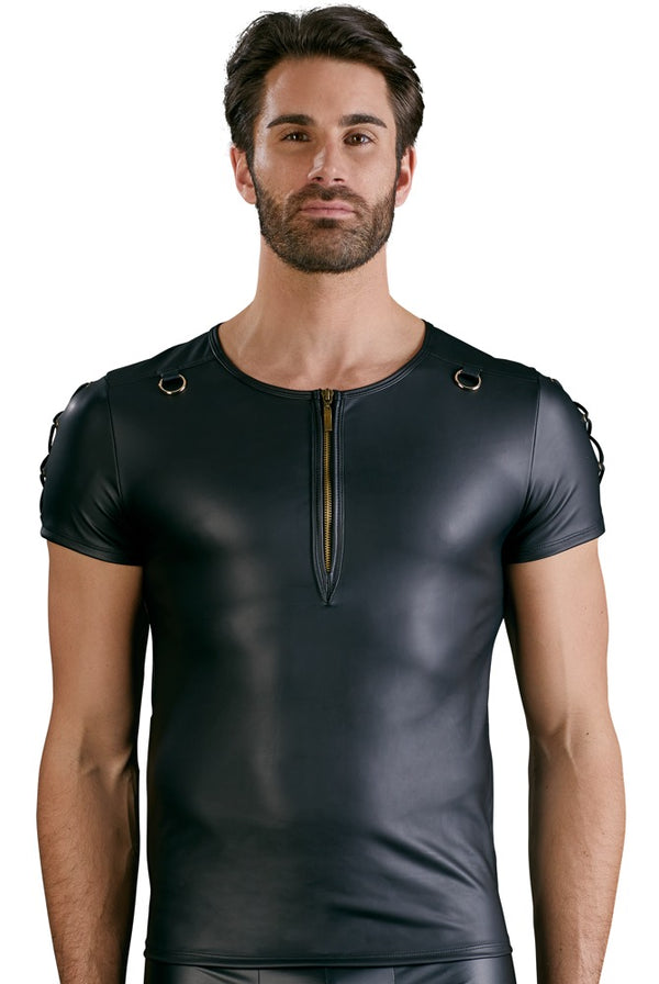NEK recht shirt met ritssluiting - Zwart - NEK - SKU: 21612301701
