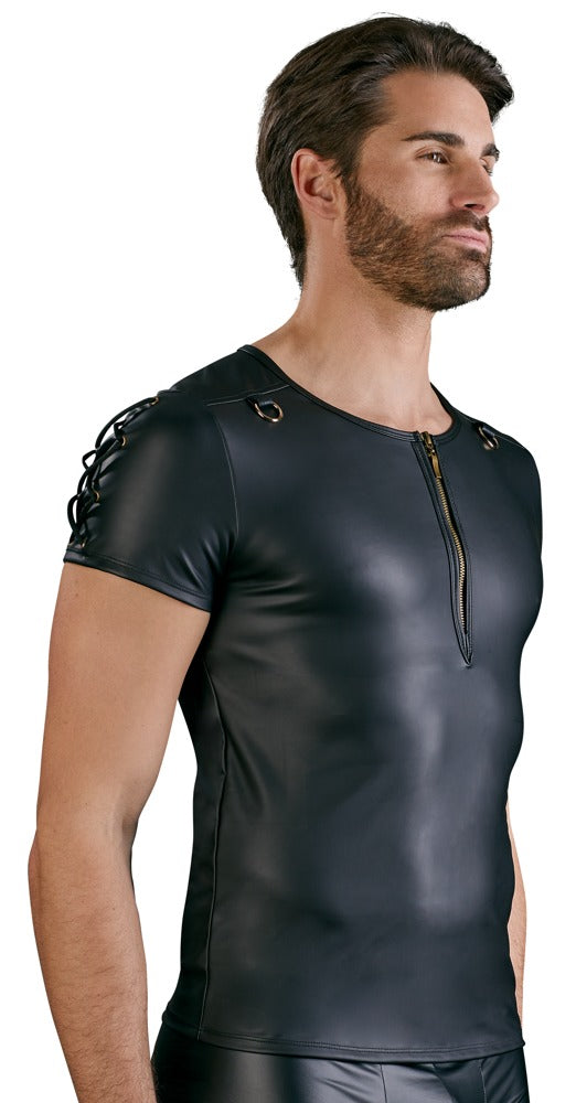 NEK recht shirt met ritssluiting - Zwart - NEK - SKU: 21612301701