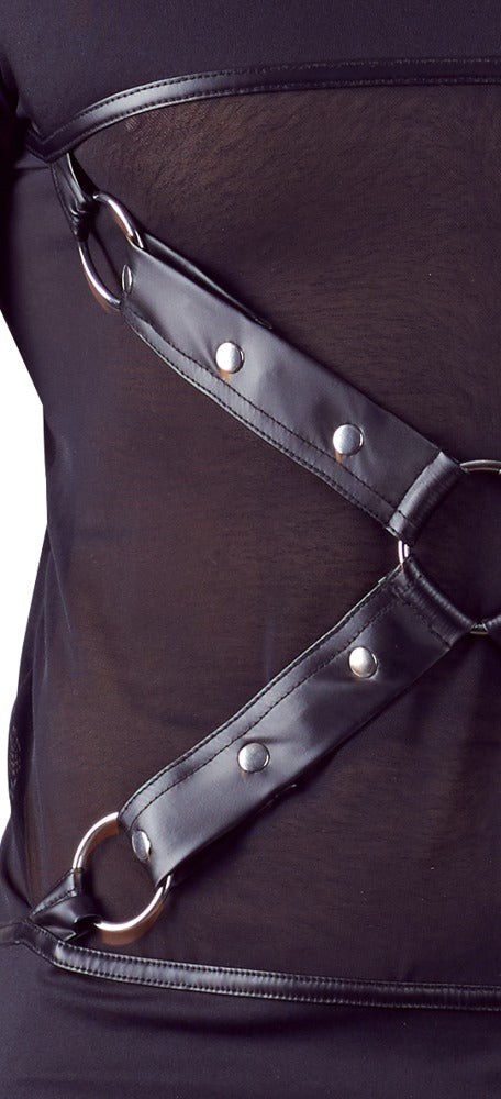 NEK shirt met borstharnas - Zwart - NEK - SKU: 21613971701