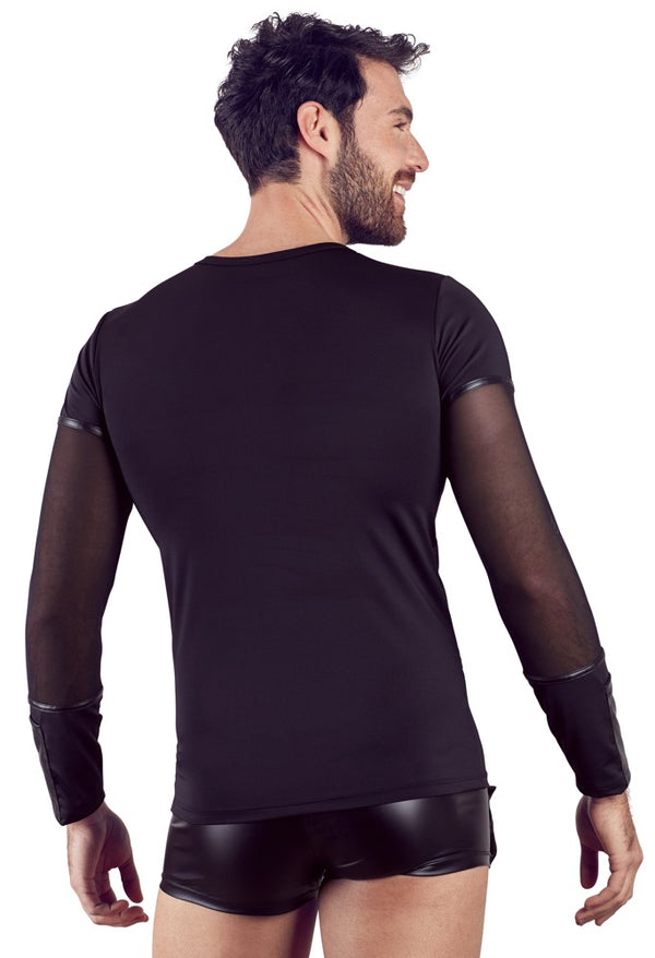 NEK shirt met borstharnas - Zwart - NEK - SKU: 21613971701