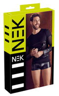 NEK shirt met borstharnas - Zwart