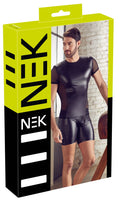 NEK biker shirt met powernet - Zwart