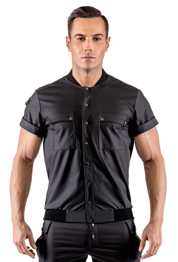 Svenjoyment blouson shirt met zakken - Zwart - Svenjoyment - SKU: 21615401701
