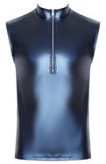 NEK mouwloos shirt met ritssluiting - Blauw
