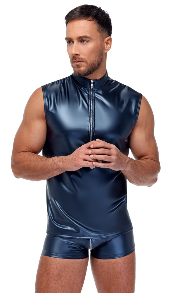 NEK mouwloos shirt met ritssluiting - Blauw - NEK - SKU: 21616804701