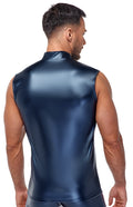 NEK mouwloos shirt met ritssluiting - Blauw